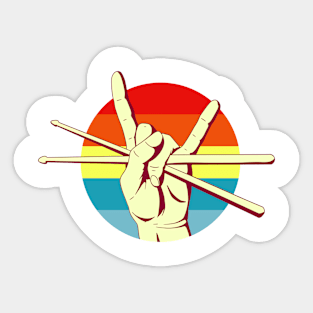 drum-sticks Sticker